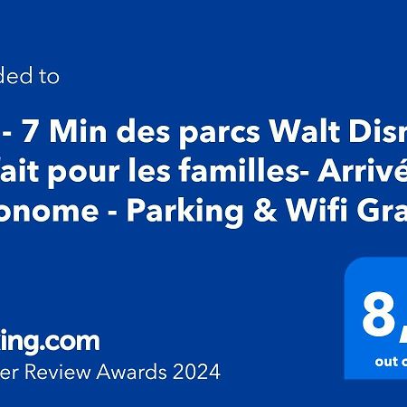 Lys - 7 Min Des Parcs Walt Disney- Parfait Pour Les Familles- Arrivee Autonome - Parking & Wifi Gratuit Magny-le-Hongre Dış mekan fotoğraf
